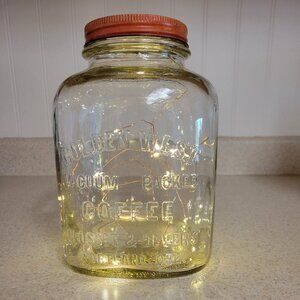 Vintage Golden West Coffee Jar